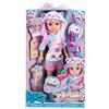 Nancy catwaii, bambola 42 cm con accessori a tema gattino, per bambine/i da 3 anni