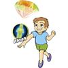 SUN&SPORT Paracadutista Luminoso - Emozionanti Lanci tturni e Planate Incantevoli