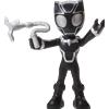 SPIDEY, MARVEL Hasbro marvel spidey e i suoi fantastici amici - action figure di supersized black panther, giocattoli di supereroi per età prescolare