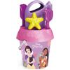 Disney Princess Secchiello princess cm 18 con innaffiatoio, setaccio, paletta, rastrello e formina