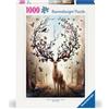 Ravensburger Puzzle 1000 pezzi cervo magico ravensburger - linea fantasy - puzzle per adulti