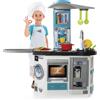 FUNNY HOME Cucina giocattolo con rubinetto funzionante e 13 accessori - funny home