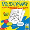 PICTIONARY Mattel games - pictionary, con indizi in italiano, pennarelli cancellabili, lavagnette e clessidra
