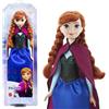 DISNEY PRINCESS, Frozen, Disney Disney frozen - anna, bambola con abito elegante e accessori ispirati al film dsney frozen 1, giocattolo per bambini, 3+ anni, hlw49
