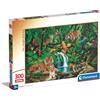 Clementoni - supercolor puzzle the jungle retreat - 300 pezzi, 21721