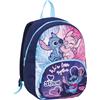 SEVEN, Disney Stitch Zaino small disney stitch asilo con tasca frontale con zip