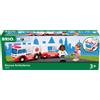 Brio world - ambulanza di soccorso 36035 | accessori per set di trenini per bambini dai 3 anni in su