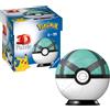 RAVENSBURGER, POKEMON, RAVENSBURGER 3D P Ravensburger - 3d puzzle pokémon net ball verde, 54 pezzi, 6+ anni