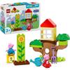 LEGO DUPLO, Lego, PEPPA PIG Lego Duplo 10431 Il Giardino E La Casa Sull'Albero Di Peppa Pig, Giochi Educativi Per Bambini 2+ Anni, Playset Con Personaggi