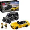 Lego, LEGO SPEED CHAMPIONS LEGO Speed Champions 76924 Mercedes-AMG G 63 e Mercedes-AMG SL 63, 2 Macchine Giocattolo da Costruire, Auto per Bambini 10+