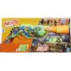 Nerf zombie driller - blaster con tamburo rotante, mirino rimovibile e 16 dardi