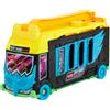 Hot wheels skate - bus trasformabile tony hawk, diventa uno skatepark, fingerboard e scarpine da skate incluse