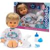 Cicciobello sweet nap - bambola interattiva 42 cm con ciuccio e lampada a coniglietto - dai 2 anni