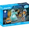 Playmobil 71797 - starter pack fantasma luminoso e cavaliere per bambini dai 4 anni