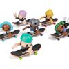 Tech deck sk8 crew, fingerboard con personaggio assistivo