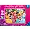 Disney Princess Ravensburger puzzle disney princess - 100 pezzi xxl - favole incantate per bambini 6+