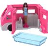 Barbie Mini Barbieland - Camper Dei Sogn - Set Con Mini Veicolo E Bambola Con Sorpresa Cambia Colore In Acqua