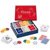 -- No Brand -- Set poker completo dal negro - 125 fiches, 2 mazzi di carte e 5 dadi inclusi
