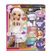Rainbow High Watercolour & Create DIY Fashion Doll con Acquerelli Lavabili e Kit Tie-Dye - Occhi Marroni, Capelli Ricci, Top e Scarpe Extra
