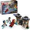 Lego, MARVEL Lego Marvel 76288 Iron Man E Legione Di Ferro Vs. Soldato Hydra Giocattolo Costruibile, Giochi Bambini 6+ Fan Dei Supereroi
