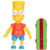 SIMPSONS The simpsons - action figure di bart articolata, scala 10 cm