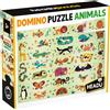 HEADU Domino puzzle animals. ricomponi la catena di animali! made in italy