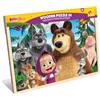 LISCIANI, MASHA & ORSO Masha puzzle in legno 24 pezzi - display da 6, perfetto per imparare giocando