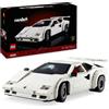 Lego, LEGO ICONS Lego icons 10337 lamborghini countach 5000 quattrovalvole, modellino di auto per adulti, regalo uomo o donna da collezione