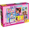 Barbie, LISCIANI Barbie Puzzle Maxi Floor 108 - Gioco di Puzzle con le Iconiche Bambole Barbie