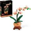 LEGO ICONS BOTANICAL, LEGO ICONS, Lego Lego botanicals 10343 mini-orchidea, fiori finti da costruire, botanical collection per adulti, idea regalo per donna o uomo