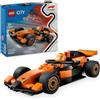 LEGO, LEGO CITY Lego city 60442 pilota e monoposto mclaren f1, modello di macchina giocattolo da formula 1, regalo bambini 6+ fan delle auto
