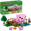 LEGO, MINECRAFT Lego minecraft 21268 la casa del maialino, gioco di ruolo bambini 7+ con personaggi, animali giocattolo e fattoria da costruire