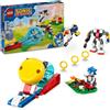 LEGO, Sonic Lego sonic 77001 duello al falò di sonic, giochi per bambini e bambine 7+ con personaggi del videogioco, idea regalo per gamer