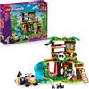Lego, LEGO FRIENDS Lego friends 42648 santuario panda: casa albero, veicolo, 2 doll