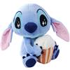 Disney Stitch Morbido peluche disney stitch 25 cm con pop corn - adatto dai 0+ mesi