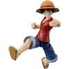 ONE PIECE, BANDAI Action figure one piece luffy - 12 centimetri - snodabile