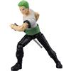 ONE PIECE, BANDAI Action figure personaggio one piece - zoro - 12 centimetri - snodabile