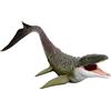 Jurassic World MATTEL JURASSIC WORLD LA RINASCITA - MOSASAURO SUPER COLOSSALE, ENORME DINOSAURO SNODATO CON DUE MOSSE D'ATTACCO