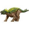 Jurassic World Mattel jurassic world la rinascita - yuxisaurus attacco fatale, dinoasuro snodato con azione a colpo singolo inclusa, design ispirato al film
