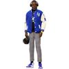 Barbie signature - lebron james kenbassadors, bambola da collezione del campione nba con giacca in stile college e accessori inclusi