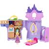 Disney Princess Mattel disney princess - la torre di rapunzel, set componibile ispirato al film con rapunzel, pascal e 7 accessori