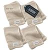 Schöner Wohnen Kollektion SCHÖNER WOHNEN Set di 4 Asciugamani ospiti piccoli 30x50 cm - Beige - Asciugamani Bidet - Asciugamani Viso 100% Cotone OEKO-TEX - Telo Bagno e Doccia per Ospiti - 500g/m2 - Hotel e B&B