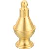 PATIKIL M10 Filetto Lampada Terminale Cappuccio Pomello, Ottone Lampada Paralume Arpa Superiore Vite Cappucci decorazioni Luce Fisso da Tavolo Lampade Da Terra Lampade 24.5x52mm