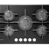 Hotpoint Piano cottura elettrico 5 zone L 75 cm FTGHG 751 D/HA(BK) HOTPOINT nero