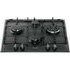 Hotpoint Piano cottura 4 fuochi L 59 cm PC 640 T ANR /HA HOTPOINT grigio antracite griglie in acciaio smaltato
