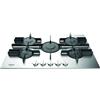 Hotpoint Piano cottura 5 fuochi L 75 cm FTGHL 751 D/IX/HA HOTPOINT silver griglie in ghisa