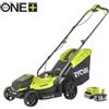 Ryobi Tagliaerba a batteria a velocità non regolabile RYOBI RLM18X33B40 18V L 33 cm, 1 batteria inclusa