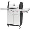 CHAR-BROIL Barbecue a gas CHAR-BROIL PROFESSIONAL PRO S 3 4 bruciatori con fornello laterale extra