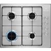Electrolux Piano cottura 4 fuochi L 59.4 cm EGS6404SX ELECTROLUX acciaio inossidabile griglie in acciaio smaltato
