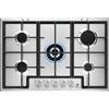 Electrolux Piano cottura 5 fuochi EGS75362X ELECTROLUX silver griglie in ghisa